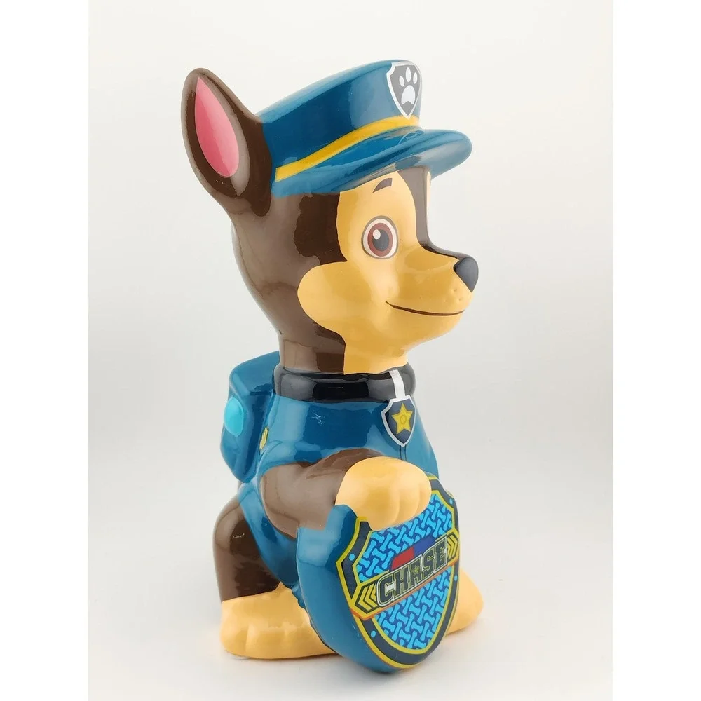 Spin Master PAW Productions Chase Ceramic Piggy Bank 8 Inch Original